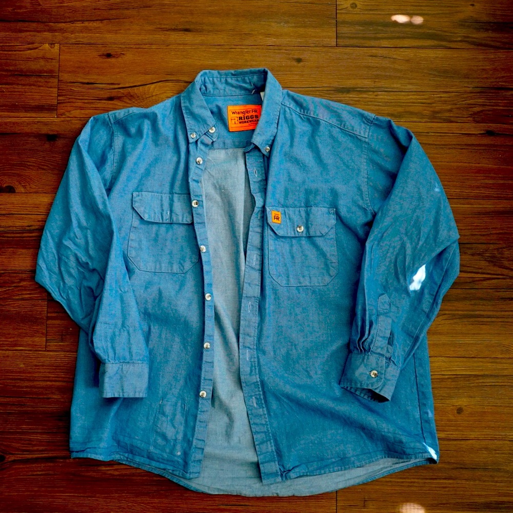 Wrangler Denim Button Up for Men